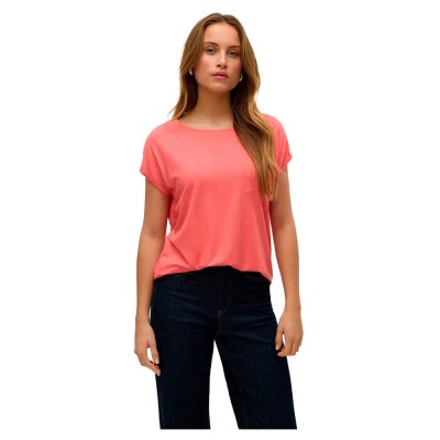 тениска,дамски,тениски,vero,moda,lava,glitter,stripe,short,sleeve,t,shirt,dubarry,gold,lurex,(orange)