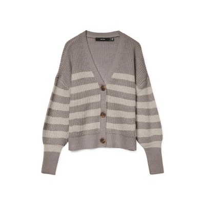 жилетка,дамски,пуловери,дамски,плетени,дрехи,vero,moda,lea,cardigan,grey,(moon,rock,silver,lining,birch,melange)