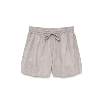 къси,панталони,дамски,панталони,vero,moda,linn,shorts,moon,rock,melange,(grey)