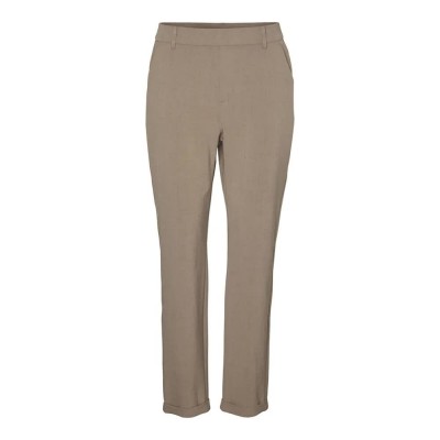 панталони,дамски,панталони,vero,moda,maya,mone,loose,tailor,pants,beige,(fossil,melange)