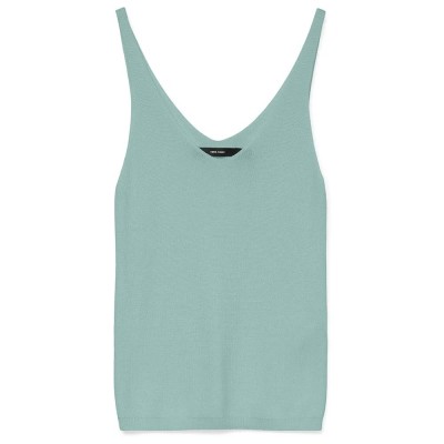 тениска,дамски,тениски,vero,moda,newlex,sun,knit,sleeveless,t,shirt,gray,mist,(green)