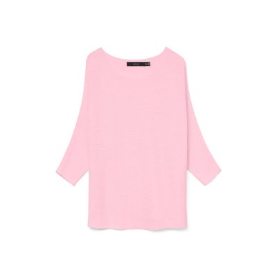 блуза,дамски,пуловери,дамски,плетени,дрехи,vero,moda,nora,3,4,sweater,pink,a,boo,(pink)