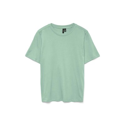тениска,дамски,тениски,vero,moda,paulina,short,sleeve,t,shirt,birds,egg,green,(green)