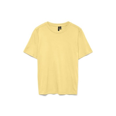 тениска,дамски,тениски,vero,moda,paulina,short,sleeve,t,shirt,lemon,meringue,(yellow)
