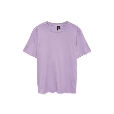 тениска,дамски,тениски,vero,moda,paulina,short,sleeve,t,shirt,orchid,bloom,(purple)
