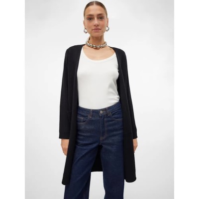 жилетка,дамски,пуловери,дамски,плетени,дрехи,vero,moda,saba,cardigan,black