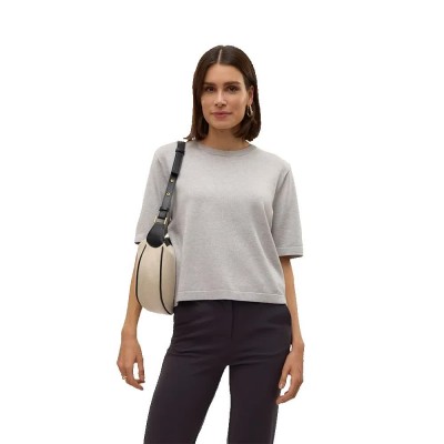 блуза,дамски,пуловери,дамски,плетени,дрехи,vero,moda,silje,2,4,oversize,short,sleeve,sweater,light,grey,melange,(grey)