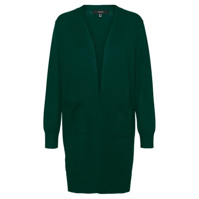 жилетка,дамски,пуловери,дамски,плетени,дрехи,vero,moda,silje,long,cardigan,green,(pine,grove)