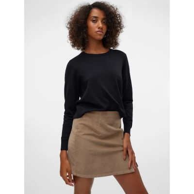 блуза,дамски,пуловери,дамски,плетени,дрехи,vero,moda,silje,sweater,black,(black)