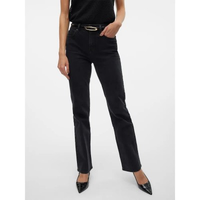 дънки,дамски,панталони,vero,moda,tessa,straight,li134,high,waist,jeans,black