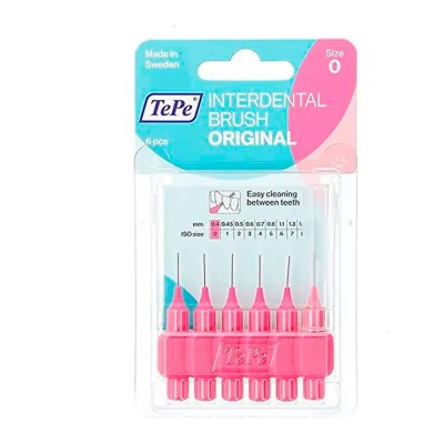 хигиена,аксесоари,tepe,104743,interdental,brush,6,units,clear,(pink)