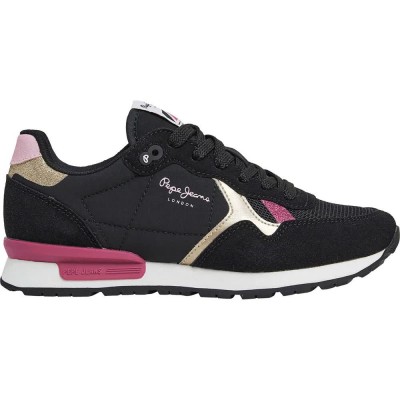 маратонки,мъжки,маратонки,дамски,маратонки,pepe,jeans,brit,club,trainers,black,(black)