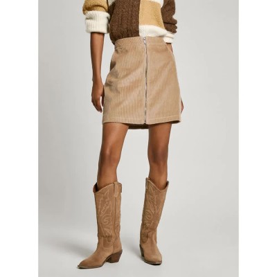 пола,дамски,поли,и,рокли,pepe,jeans,cassie,short,skirt,beige