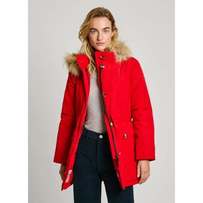 яке,дамски,якета,и,палта,pepe,jeans,clementine,jacket,red,(hot,red)