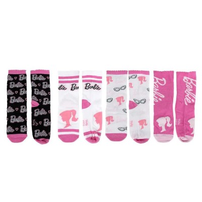 чорапи,мъжки,чорапи,дамски,чорапи,barbie,barbie,socks,4,pairs,multicolor,(multicolor)