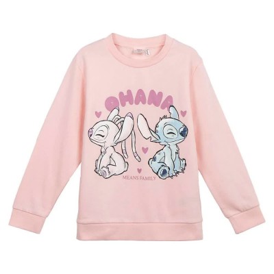 блуза,детски,блузи,stitch,cotton,brushed,sweatshirt,pink,(pink)