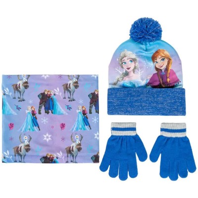 комплект,всички,шапки,disney,frozen,beanie,3,pieces,blue,(light,blue)