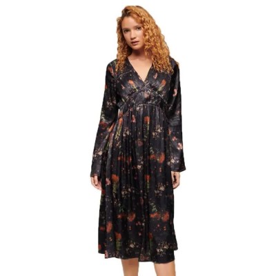 рокля,дамски,поли,и,рокли,superdry,w8011795a,long,sleeve,midi,dress,black