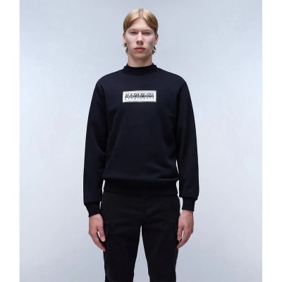 блуза,мъжки,пуловери,napapijri,box,logo,sweatshirt,black