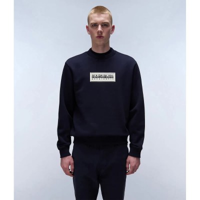 блуза,мъжки,пуловери,napapijri,box,logo,sweatshirt,blue
