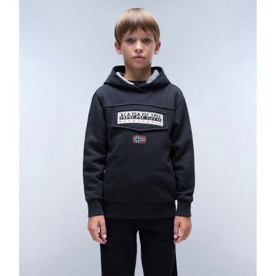 суичър,детски,блузи,napapijri,burgee,hoodie,black