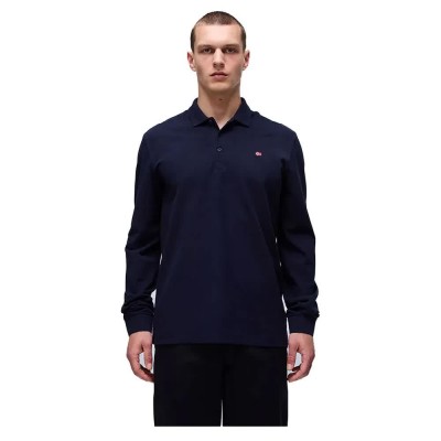 мъжки,блузи,с,яка,napapijri,ealis,long,sleeve,polo,blue