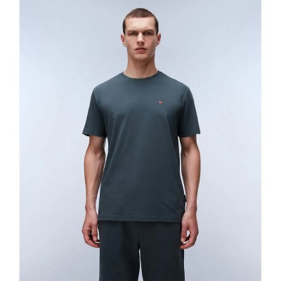 тениска,мъжки,тениски,napapijri,salis,short,sleeve,t,shirt,green,urban,(green)