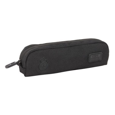 канцеларски,принадлежности,safta,real,madrid,premium,oval,pencil,case,black,(multicolor)