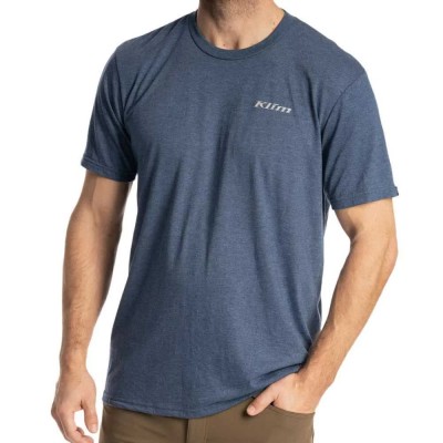 тениска,мъжки,тениски,klim,frontier,short,sleeve,t,shirt,heathered,neptune,peyote,(blue)
