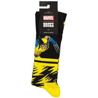 чорапи,мъжки,чорапи,happy,socks,marvel,wolverine,socks,black,(black)