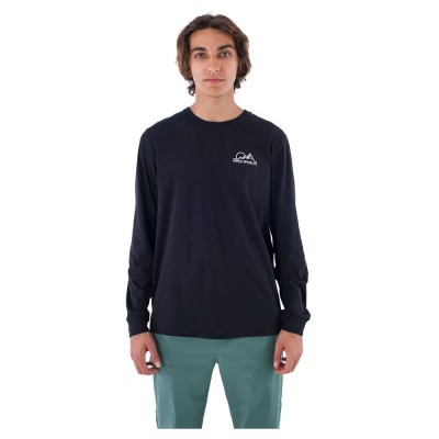 тениска,мъжки,тениски,hurley,evd,mt,highline,long,sleeve,t,shirt,black,(black)