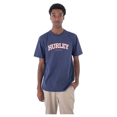 тениска,мъжки,тениски,hurley,flow,short,sleeve,t,shirt,indigo,(blue)