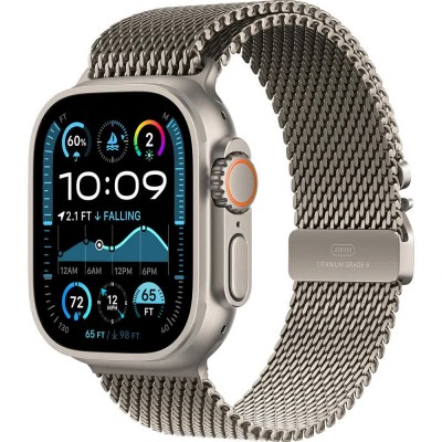 часовник,часовници,apple,apple,watch,ultra,2,gps,+,cellular,49,mm,milanese,loop,natural,titanium,natural,titanium,(golden)