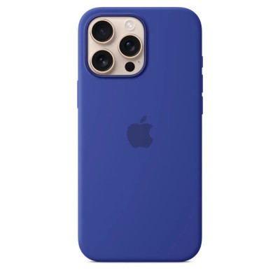 други,аксесоари,apple,iphone 16,pro,max,silicone,case,with,magsafe,blue,(ultramarine)