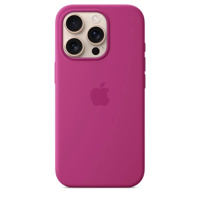 други,аксесоари,apple,iphone 16,pro,silicone,case,with,magsafe,pink,(fuchsia)