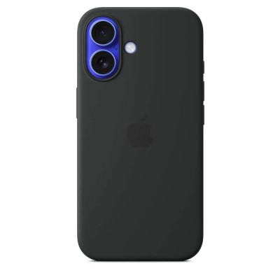 други,аксесоари,apple,iphone 16,silicone,case,with,magsafe,black,(black)