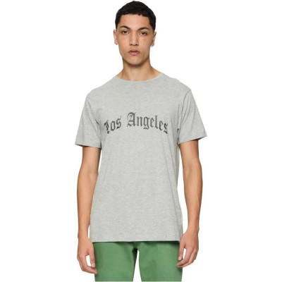 тениска,мъжки,тениски,mister,tee,los,angeles,wording,short,sleeve,t,shirt,heather,grey,(grey)