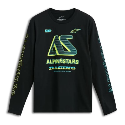 тениска,мъжки,тениски,alpinestars,ayess,csf,long,sleeve,t,shirt,black