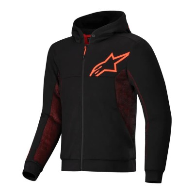 блуза,мъжки,пуловери,alpinestars,chrome,air,sport,full,zip,sweatshirt,black,(black,red,fluo)