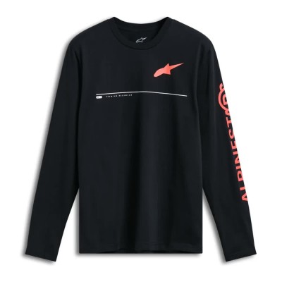 тениска,мъжки,тениски,alpinestars,committed,csf,long,sleeve,t,shirt,black