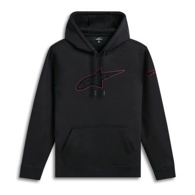 суичър,мъжки,пуловери,alpinestars,insignia,hoodie,black,(black)