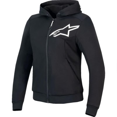 блуза,дамски,блузи,alpinestars,stella,chrome,v2,sport,full,zip,sweatshirt,black,(black,white)