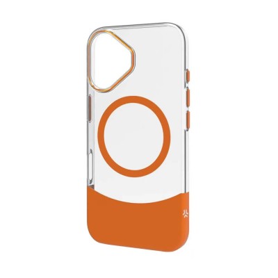 други,аксесоари,celly,magdual,iphone,16,phone,case,clear,orange,(orange)