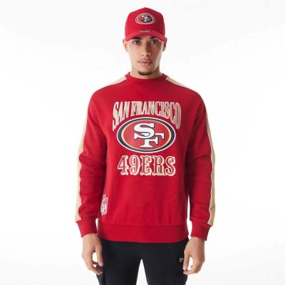 блуза,мъжки,пуловери,new,era,nfl,graphic,san,francisco,49ers,sweatshirt,red