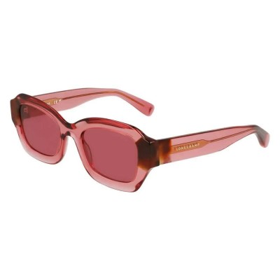 слънчеви,очила,слънчеви,очила,longchamp,749s,sunglasses,transparent,rose,rose,havana,(pink)