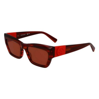 слънчеви,очила,слънчеви,очила,longchamp,763s,sunglasses,striped,red,(red)
