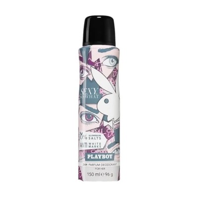 хигиена,тяло,playboy,sexy,so,what,deodorant,spray,150ml,clear