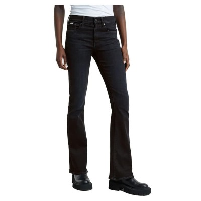 дънки,дамски,панталони,g,star,3301,flare,fit,jeans,black
