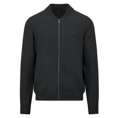 блуза,мъжки,пуловери,fynch,hatton,1409204,full,zip,sweater,black,(black)