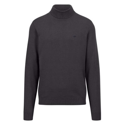 блуза,мъжки,пуловери,fynch,hatton,1414217,high,neck,sweater,charcoal,(black)